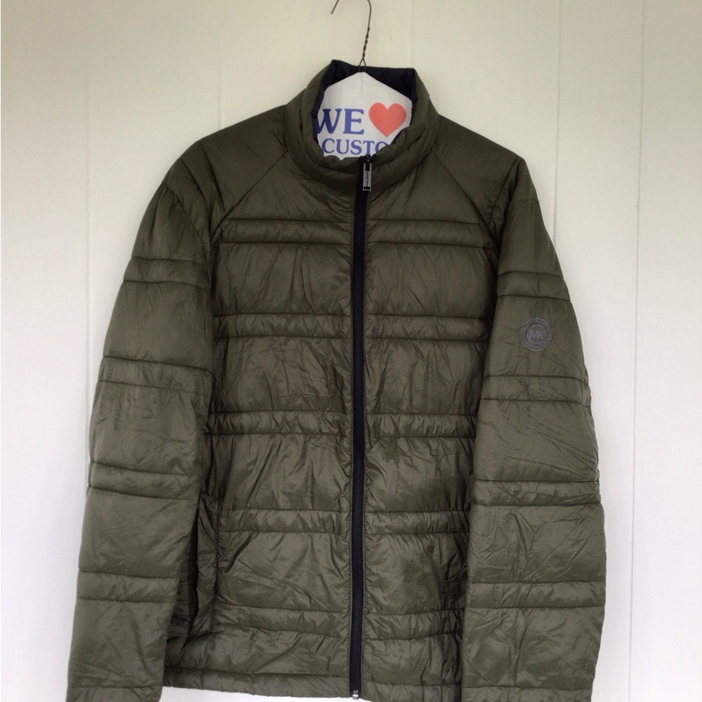 MICHAEL Michael Kors Men's Green Puffer Jacket